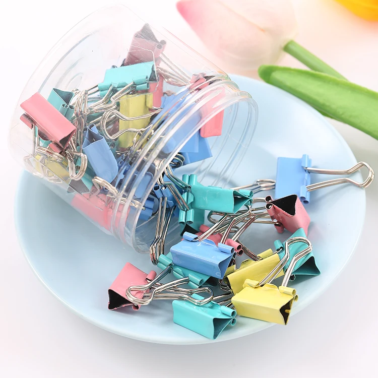 Color mixing Long Tail Clip Extra Large Black Swallowtail Clip  Desktop Storage Ticket Box Clip