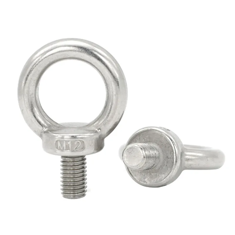 Fastener Product SS304 SS316 Stainless Steel  Eye Bolt M3-M42 For Industry