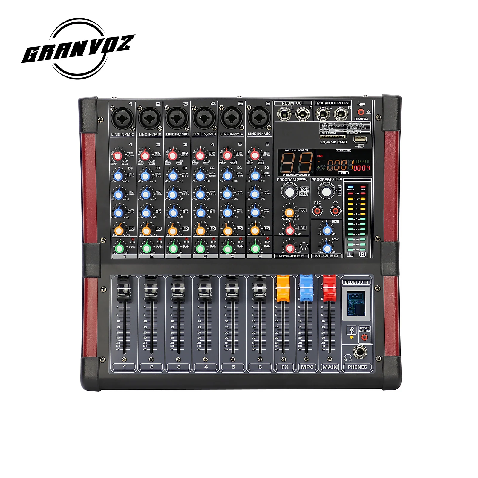 Dj микшер dj звуковой 8