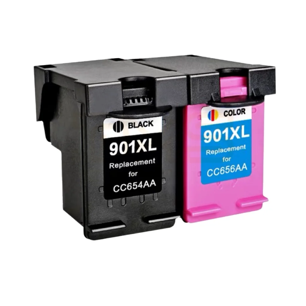 TMS 901XL HP 901 XL Color Remanufactured Black refilling 901XL ink cartridges For HP Ink HP901XL J4580 j4660 4500 Printer