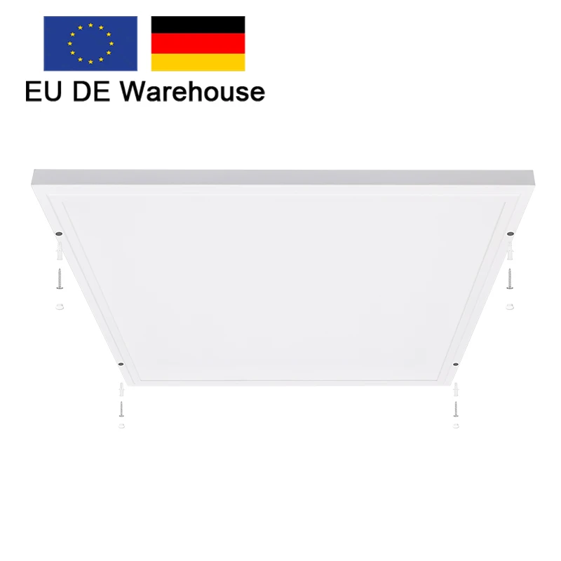Поверхностный монтаж CE RoHS 60x60 30x120 3000-6500k 220-240v 36w Коммерческая квадратная плоская светодиодная панель с аварийным комплектом