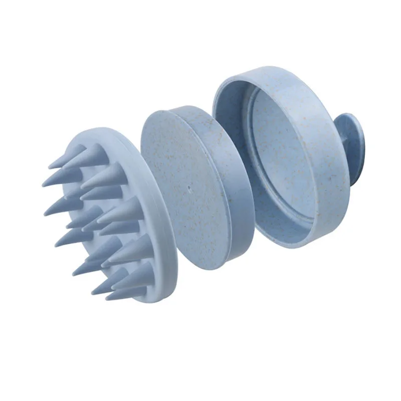 Wholesale Multi-Purpose Hair Care and Styling Artifact Soft Silicone Shampoo Brush for Scalp Cleaning and Bath Comb