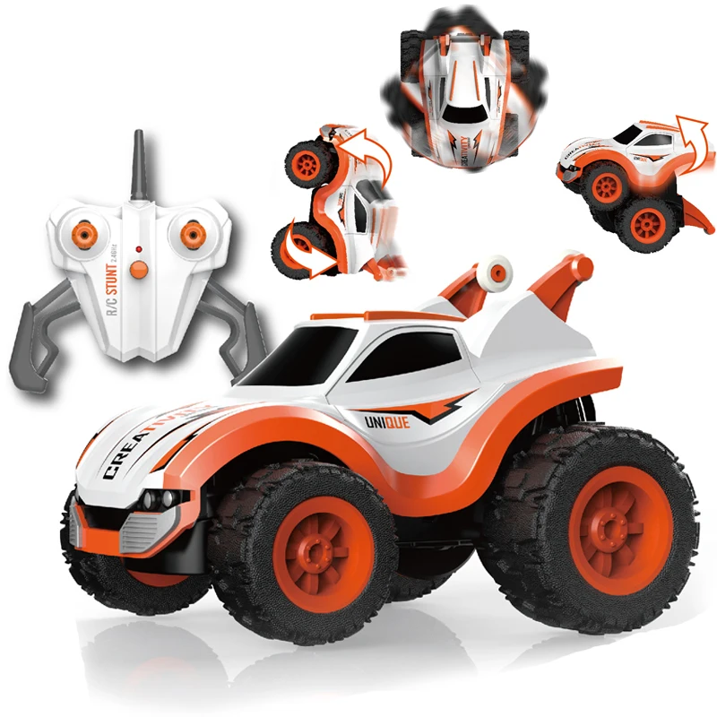 Mini standing 360 rotating 1:26 toys remote control rc stunt car