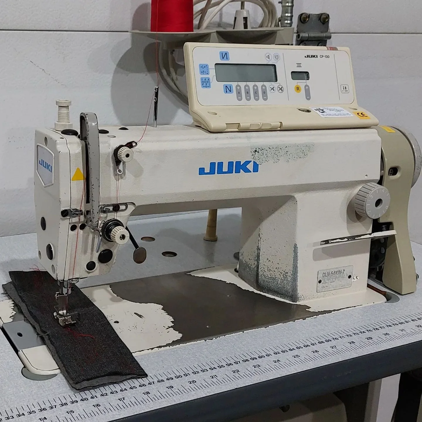 Jukis DLN5410N DLN5410N-7 One Needle Needle Feed Lockstitch Machine Industrial Used Sewing Machines
