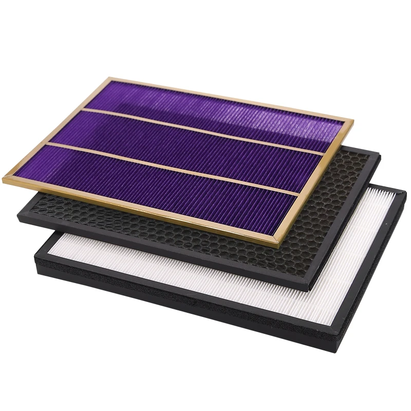 Replacement For Philipss AC4072 AC4002/AC4004/AC4012 Panel Air Purifier Home HEPA Activated Carbon air filters set