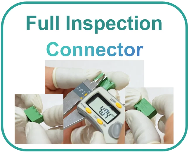 Электронный компонент коннектор контроль качества Полный осмотр