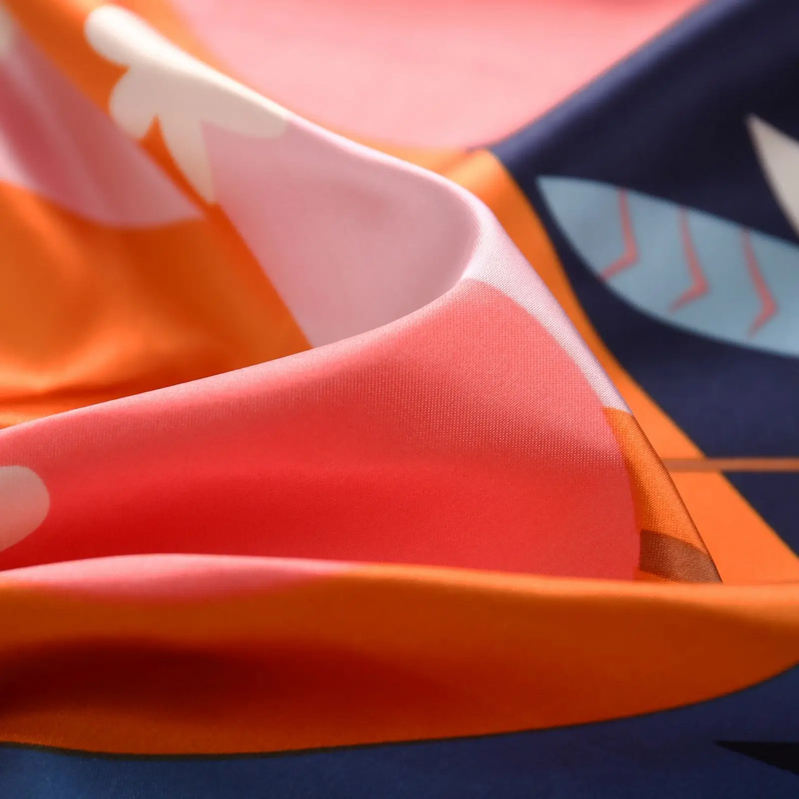 New Arrival luxury Large Women Head wraps scarf  premium printing satin head wrap scarf for women