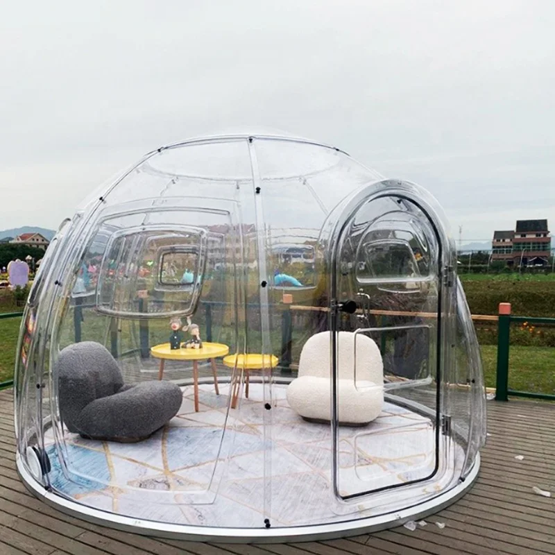Fashion Design Bubble Star Star House Event Party Tent Pc Dome Hotel Polycarbonate Dome Tent