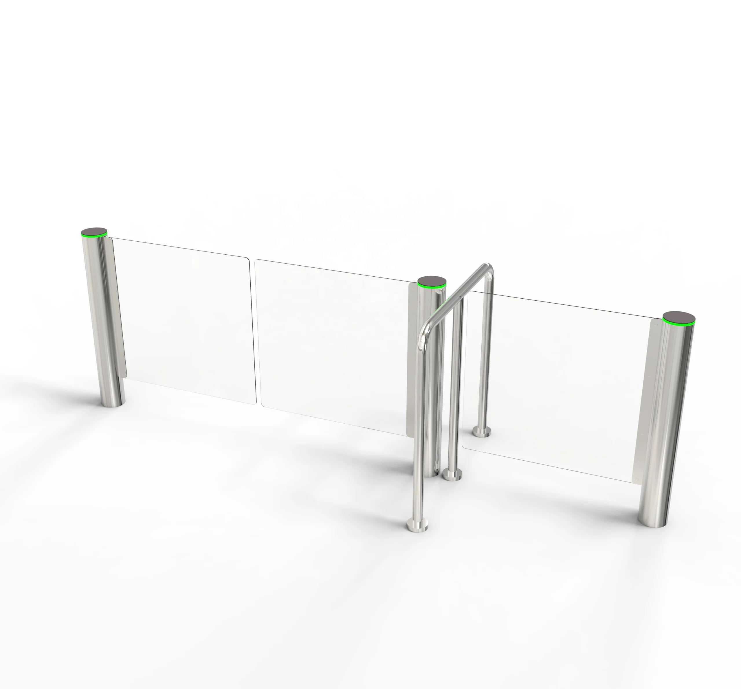 
Single Pole Swing Turnstile Barrier Gate Turnstile Access Glass Swing Turnstile 