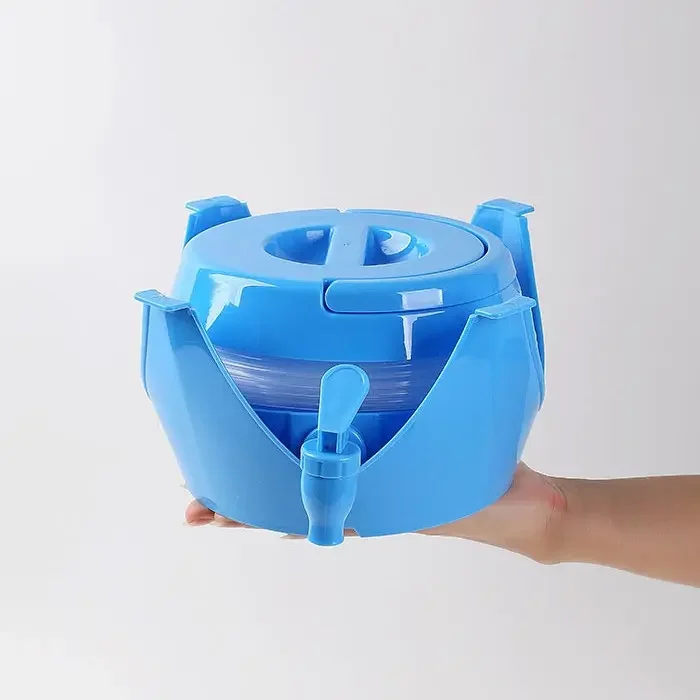 New product 3.5/7.5/7.5/9.5L portable PVC foldable large capacity water container Water dispenser with socket