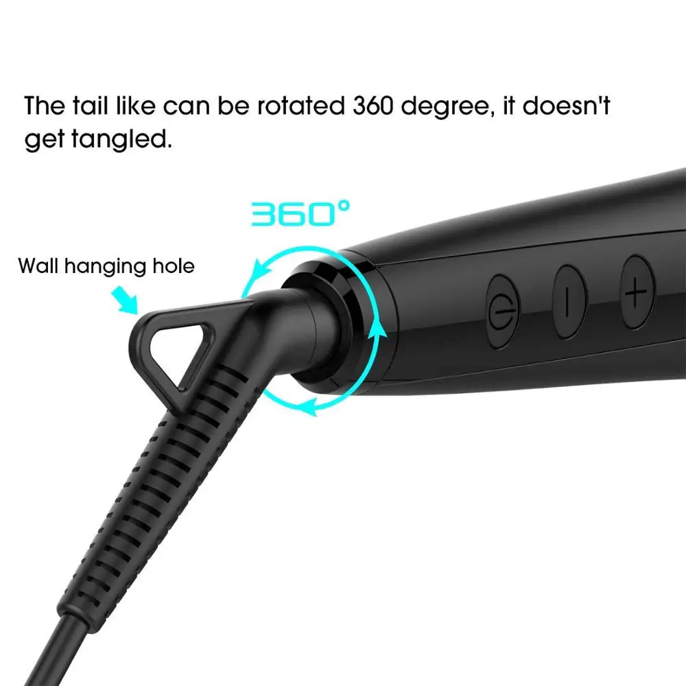Amazon # 1 selling volume Miropure brand Hair Straightener Brush with 78inch 360 degree swivel cord for all hair types