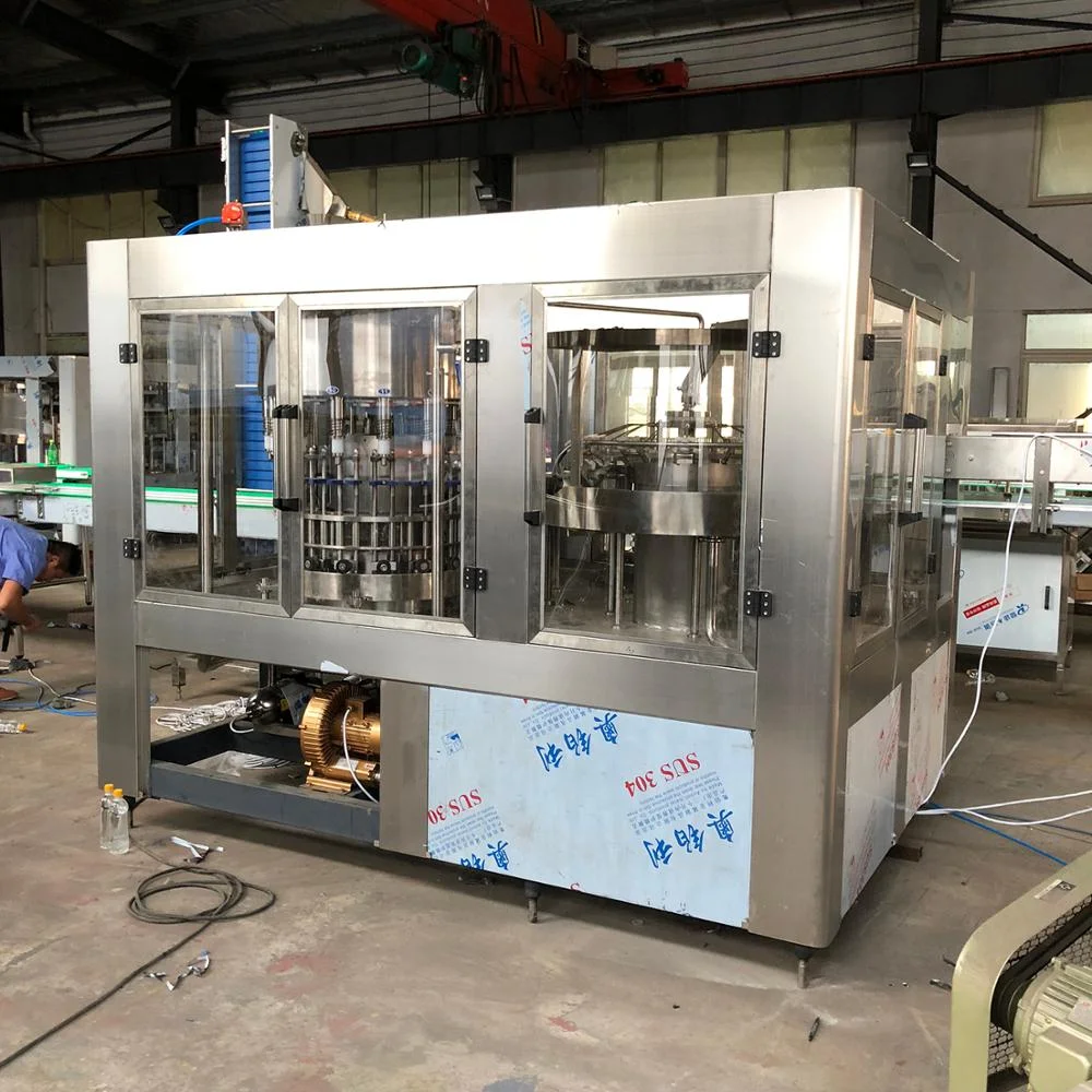 8000BHP Automatic PET Bottle Drink Bottling Plant Soda Filling And Capping Machine