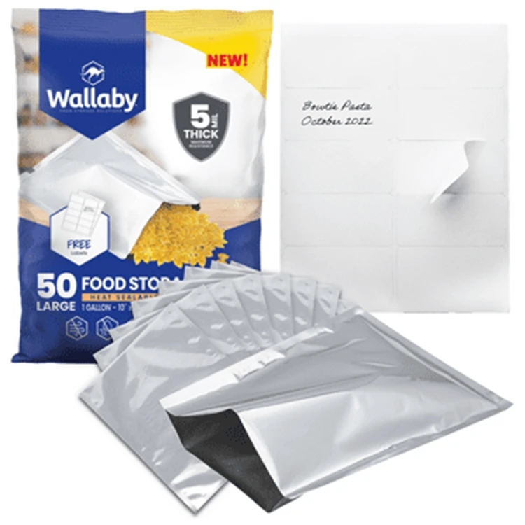 Customized Printing Mylar Bags Resealable Zip Lock Food Pouch Custom Mylar Bags Wholesale Candy Packaging PE Zipper Bag 15 Days