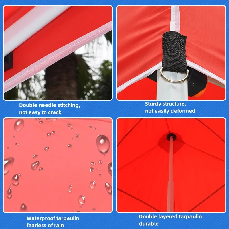 2024 Customized Logo Printed 3x3 Outdoor Aluminium Folding Exhibition Event Awning Marquee Gazebos Canopy Pop Trade Show Tent