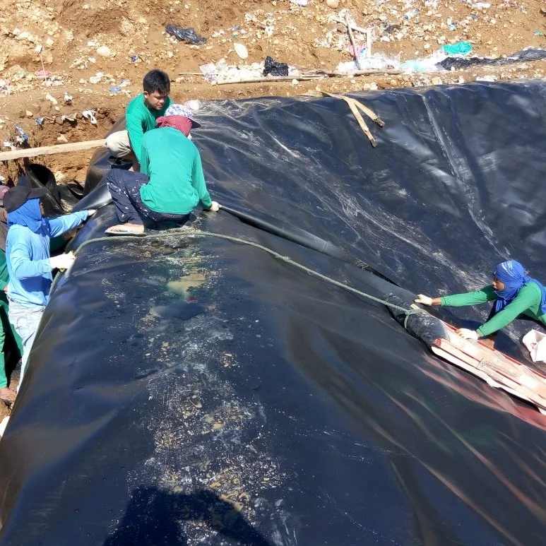 Environmental Protection waterproof hdpe geomembrane for garbage covered field