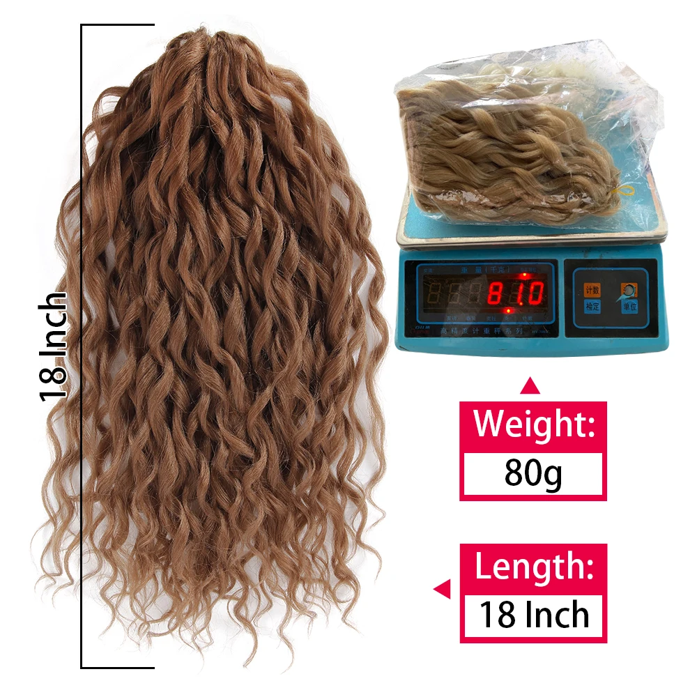 Synthetic Crochet Hair Braids Afro Curls Yaki Kinky Braiding Hair For Extensions Afro Hair Soft Braids Ombre Loose Wave