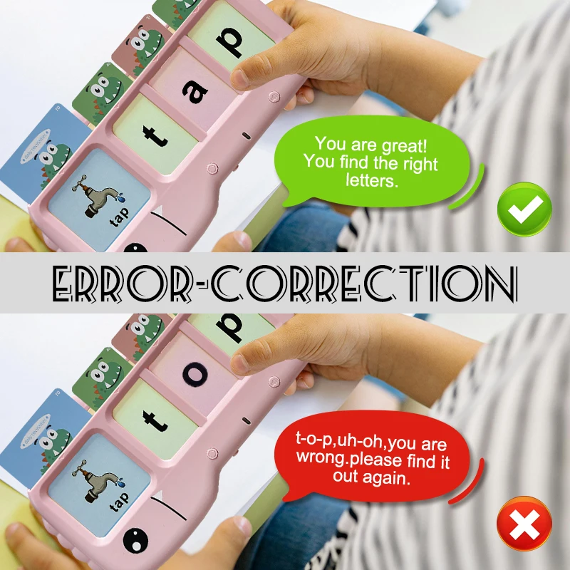 ABC Алфавит матч и заклинание игры флэш-карты Монтессори развивающие игрушки Фонетика говорящие карты машина