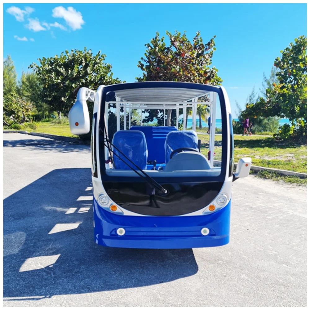 Competitive Price 23 Seat Electric Shuttle Bus 72V Lithium City Park Electric Shuttle Bus For Sale