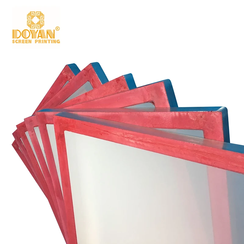 Stable tension screen printing accessories customized 23x31' meshed screen frame aluminum silk screen printing frames