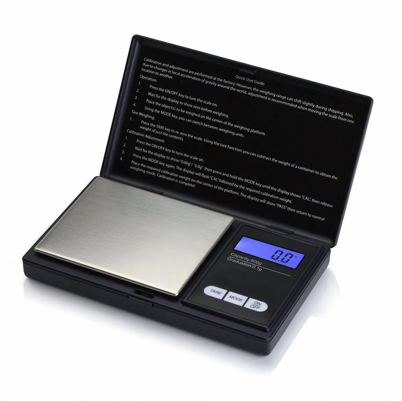 Mini Digital Weighing Hand Scale, Backlight Diamond Mini Pocket Scale