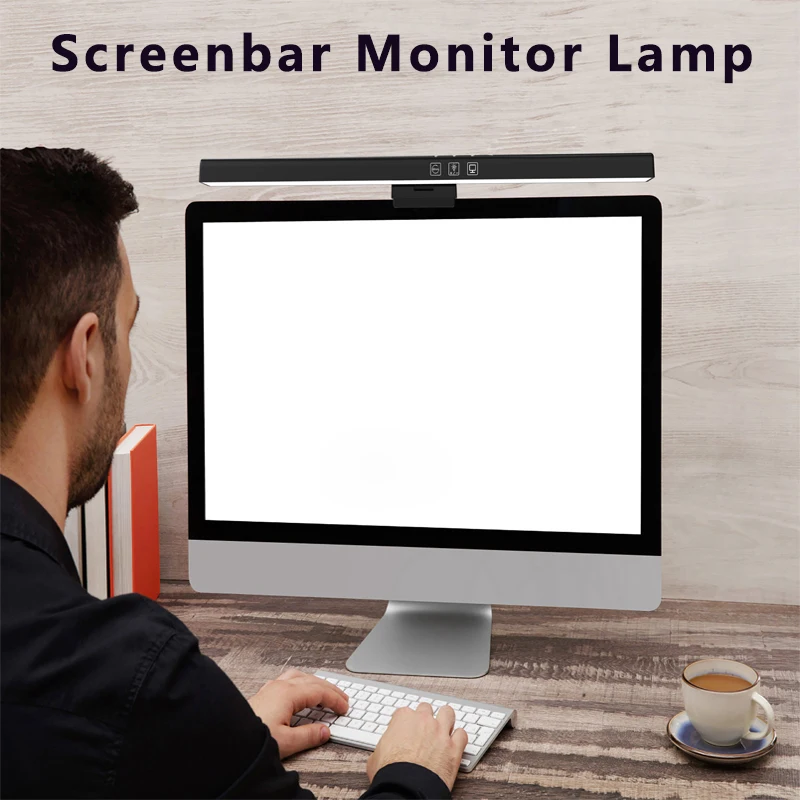 Computer Monitor Lamp Screen Light Bar E-reading LED Task Lamp 3 Color Modes Office Lights Usb Powered