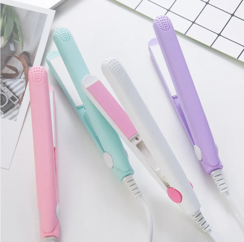 simple and cute student Comb curling artifact straight plate clamp lazy