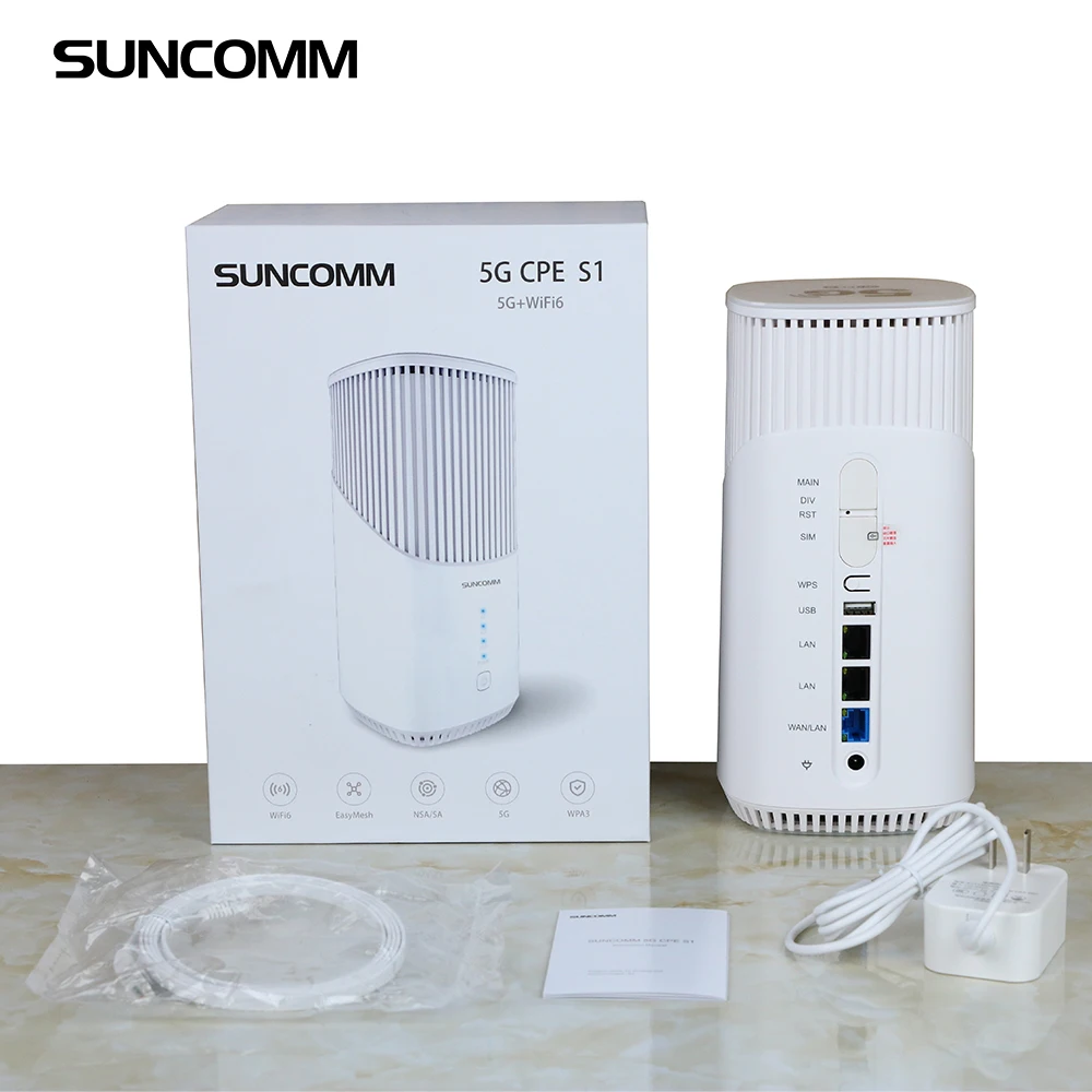 5G Router With SIM Card Slot High Speed 1900Mbps WiFi Router PCI QoS Band Lock Home office 4G 5G CPE