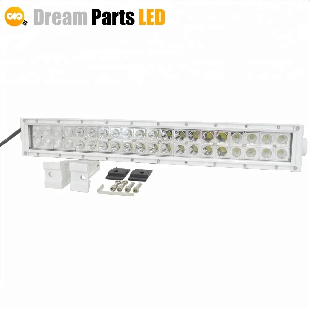 120w High Power Led Spreader Marine Lights Bar 20inch Super Brightness Led Headlights For Boat SUV ATV Jeep