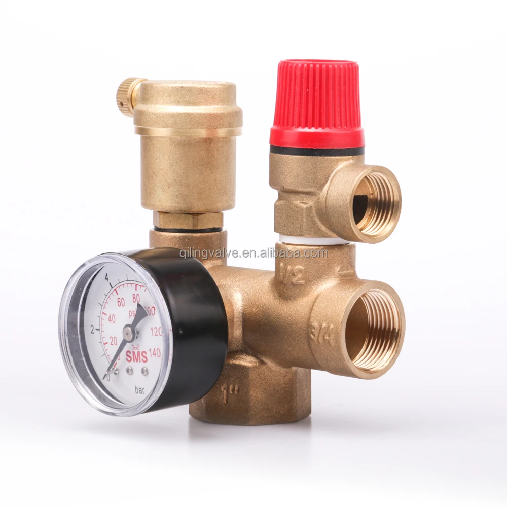 Multi-functional CE WRAS customized pressure balance gas release boiler lpg safety valve sets