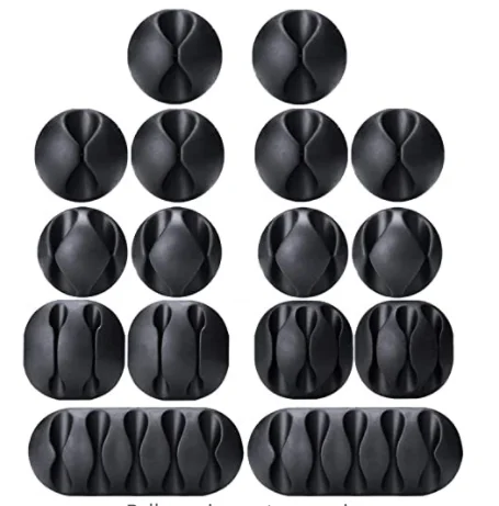 Кабельные зажимы, органайзер для шнура, органайзер для управления кабелями для дома и офиса, самоклеящиеся держатели для шнуров