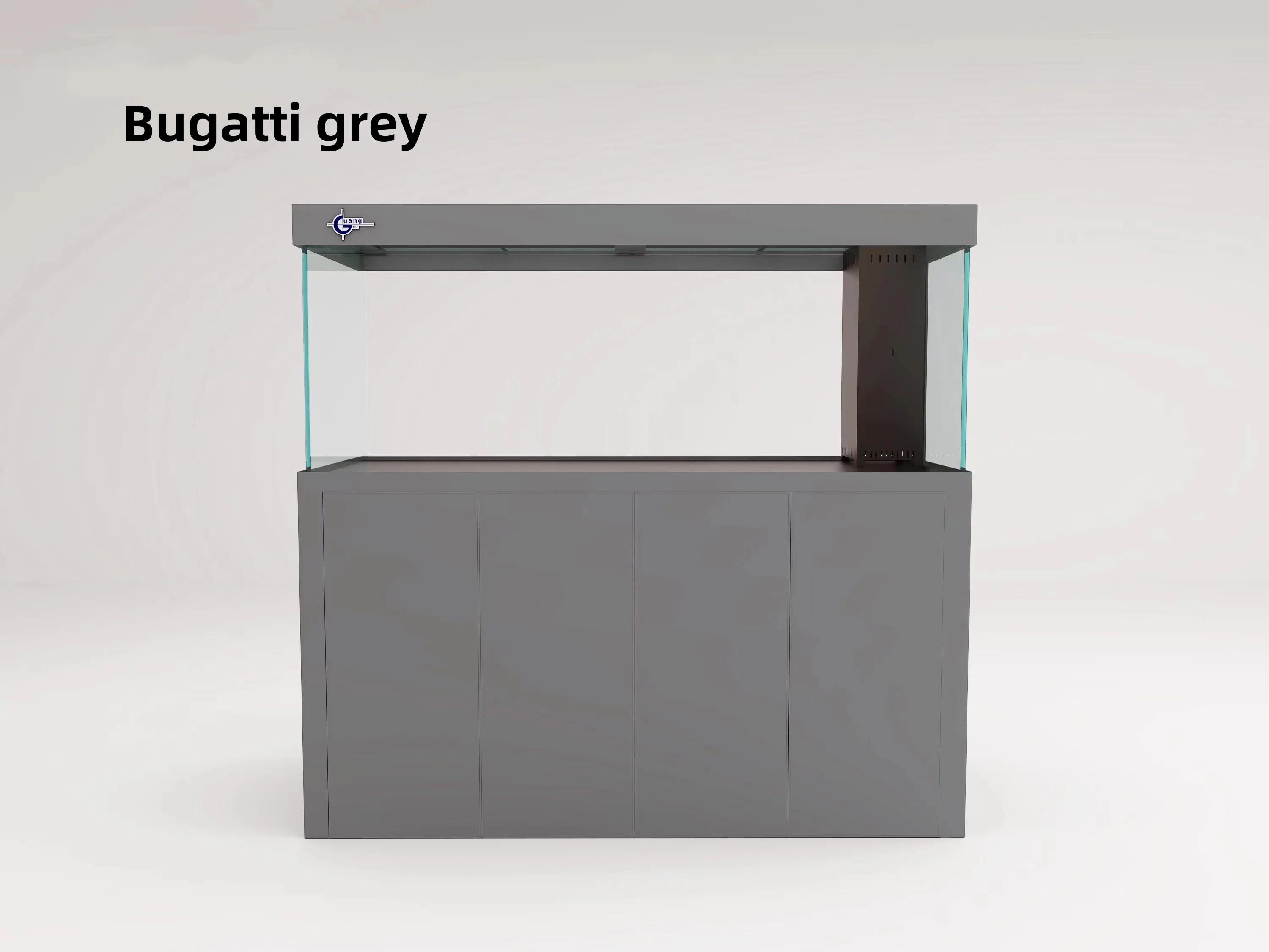 Aquariums and accessories Aquaculture fish tank black glass Customized aquarium fish tank with cabinet