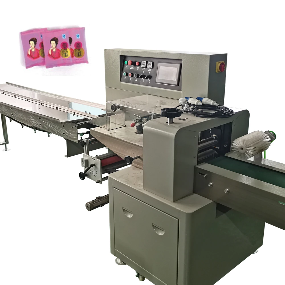 2022 Vegetable And Food Flow Pillow Wrapping Bag Packing Machine/Automatic Pillow Packaging Wrapping Machines