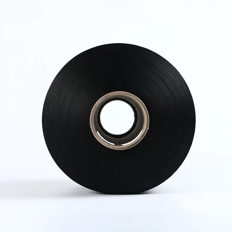 AA grade factory sales DTY polyester filament yarn Bleach white 100% polyester DTY 150D/48F yarn HIM SD