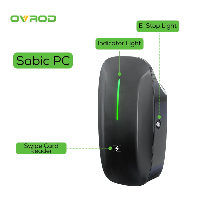 Ovrod Vehicle 7 Kw Outdoor Ev Charger Wallbox 11Kw 22Kw Charging Station For Electric Cars Car Charger Fast Charging