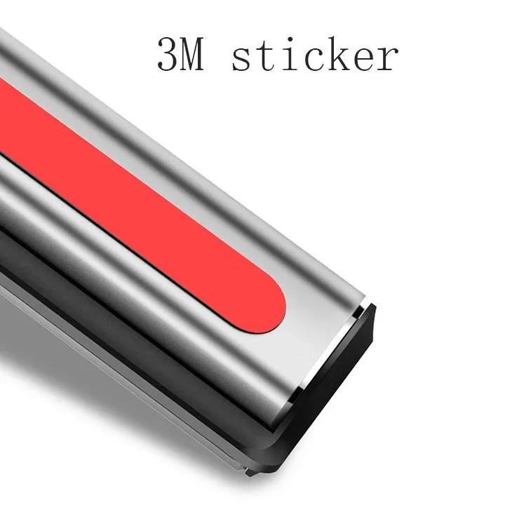 Car accessories high quality aluminum Adhesive Waterproof Temporary Car Parking Card Auto Interior Number plate