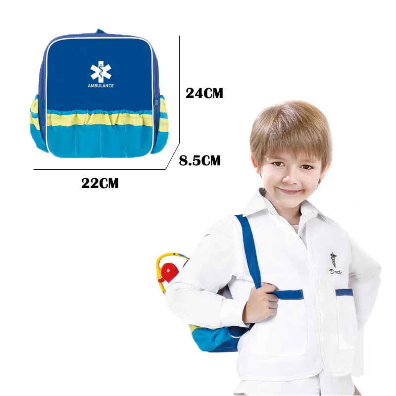 Лидер продаж, обучающая детская форма-хирург из 8 предметов, медицинская ролевая игра, набор игрушек с аксессуарами, набор игрушек для врачей