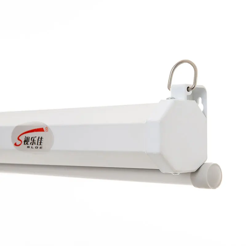 Экран проектора высокого качества для встречи 120 дюймов ручной вытяжной проектор экран 16:9 внутреннего 4k проектор экран