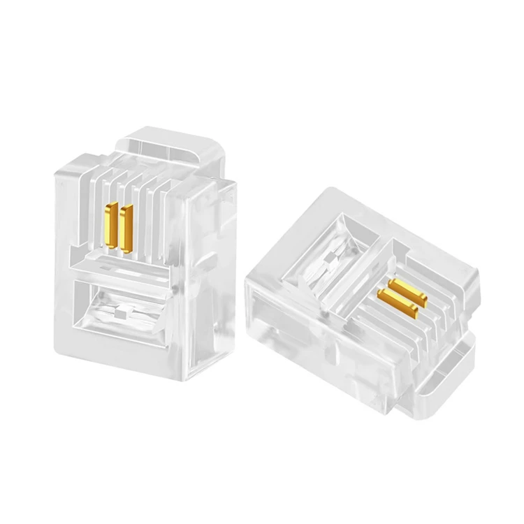 Factory Directly Wholesale Telephone Jack Wireless RJ11 6P2C crystal head