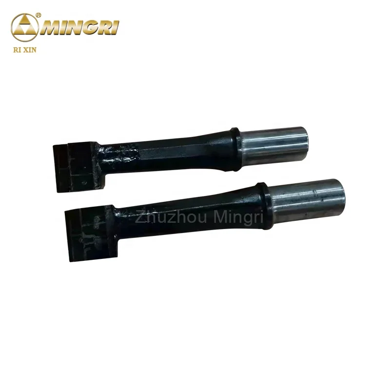 Cemented tungsten carbide railway tamping tine for plasser 0932