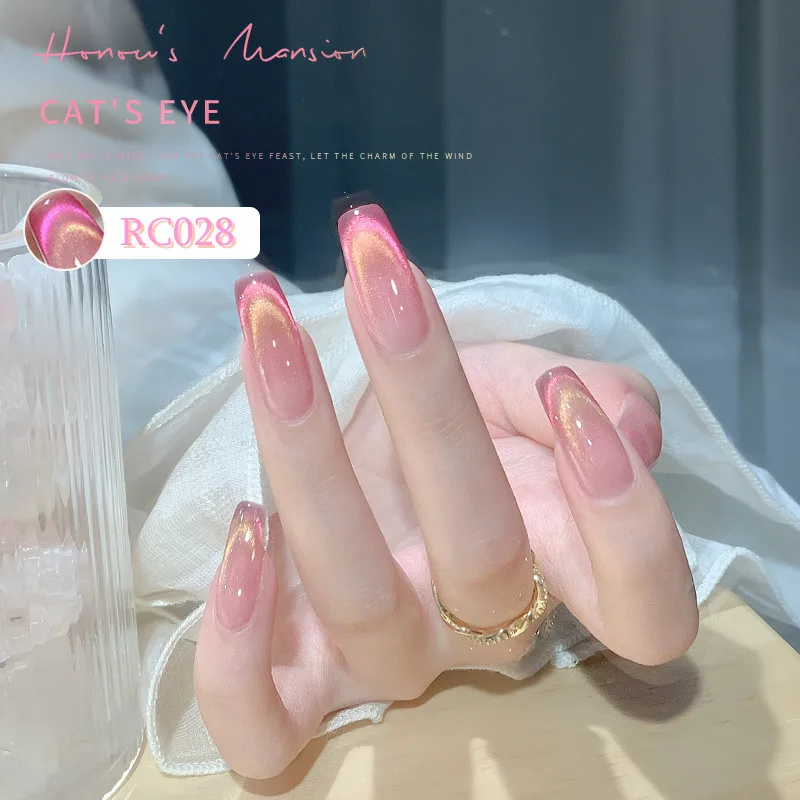 High quality cat eye gel long laser Diamond Crystal Cat Eye Gel Polish for nails