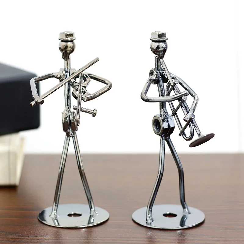 Christmas gifts personality music Ironman band shape metal handicraft home decoration men and women birthday gift