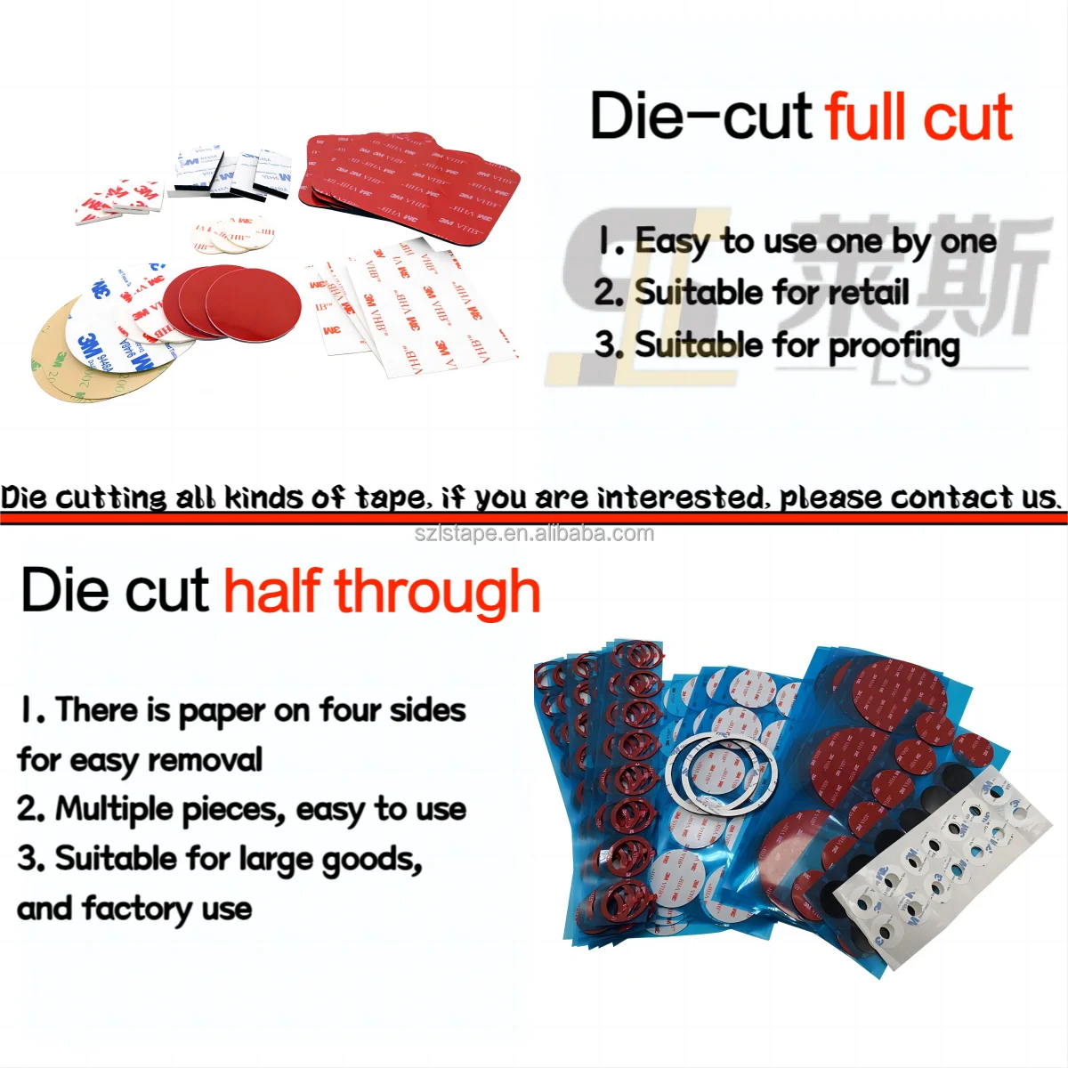 Die Cut Double Sided 3M Foam Tape