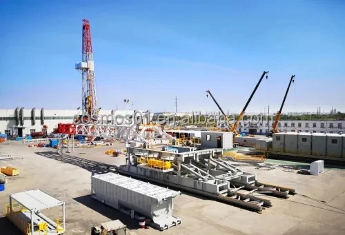 Skid mounted drilling platform equipment for oil and gas extraction land drilling rigs oil rig