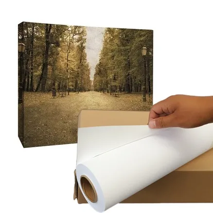24 inch Matte Polyester Canvas 260gsm Inkjet Printing for Aqueous Printers