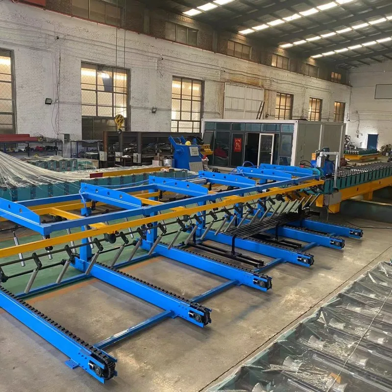 Corrugated arc galvanized sheet forming machine roof panel automatic production line
