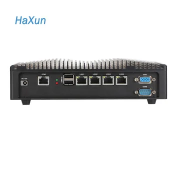 
Rugged Network Server Fanless Firewall Industrial In All In One Mini PC for Appliance Storage Vide J1900 4 6 nic Router Computer 