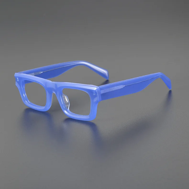 shenzhen Blue acetate glasses frame plate eyeglass frame male and female large frame plate
