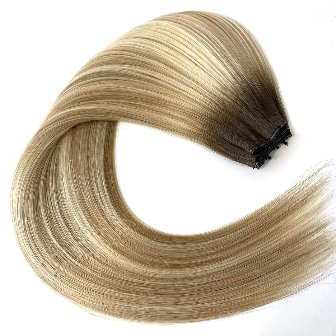 2024 new design Invisible Genius Hair Weft Extension New Weft Hair Thin Soft Light Invisible Can Be Cut No Return