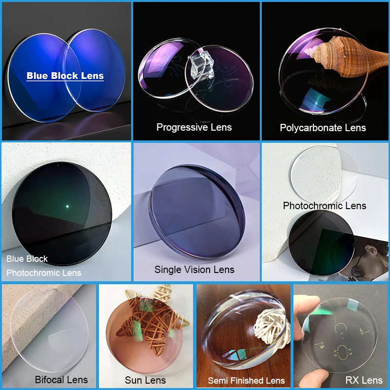 Optical Lens Manufacturers In China Wholesale Anti Blue Light Photochromatic Sunglasses Lenses