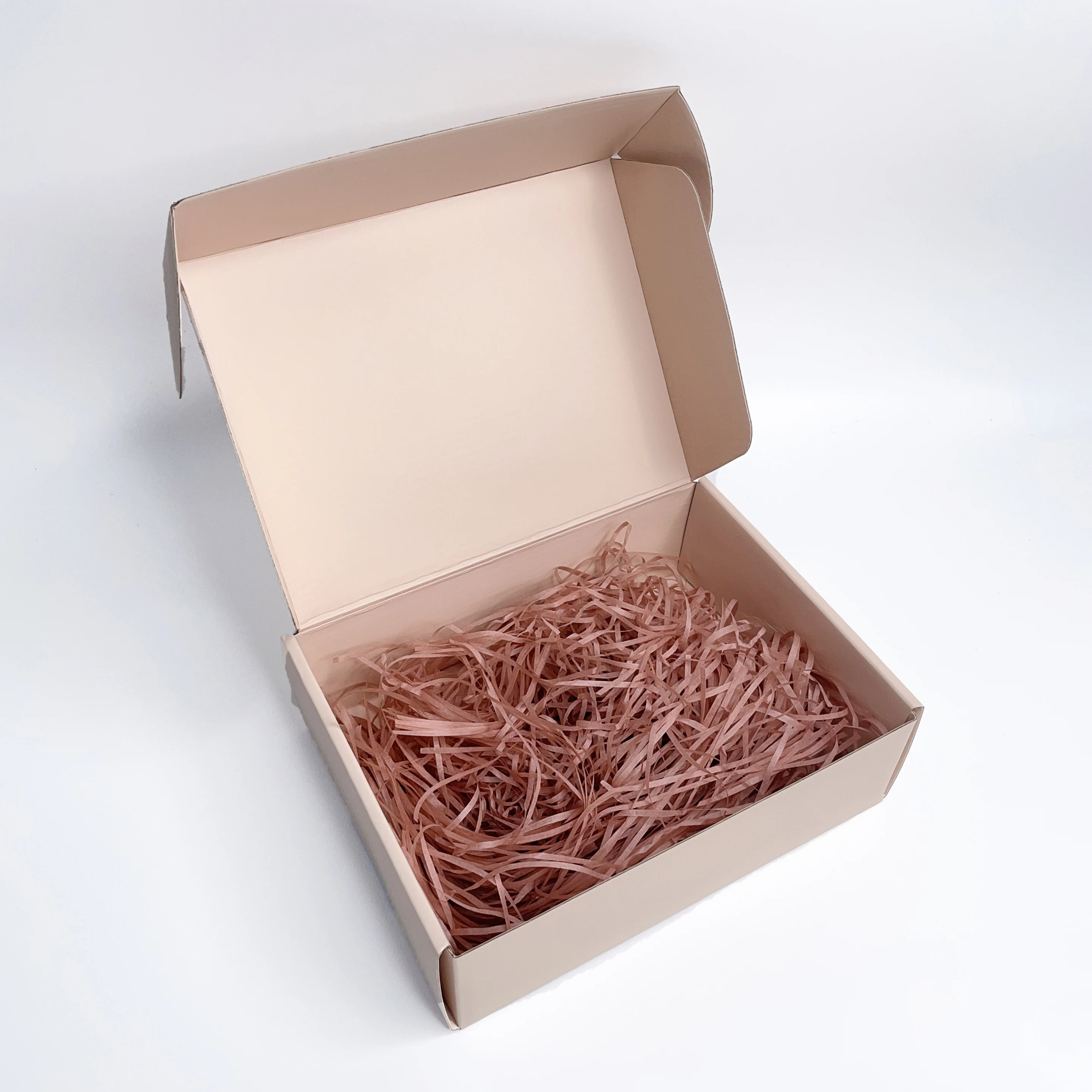 Custom Logo Low Moq Eco Friendly Colored Carton Shipping Box Printing Pink Packaging Custom Gift Box Corrugated Mailer Box